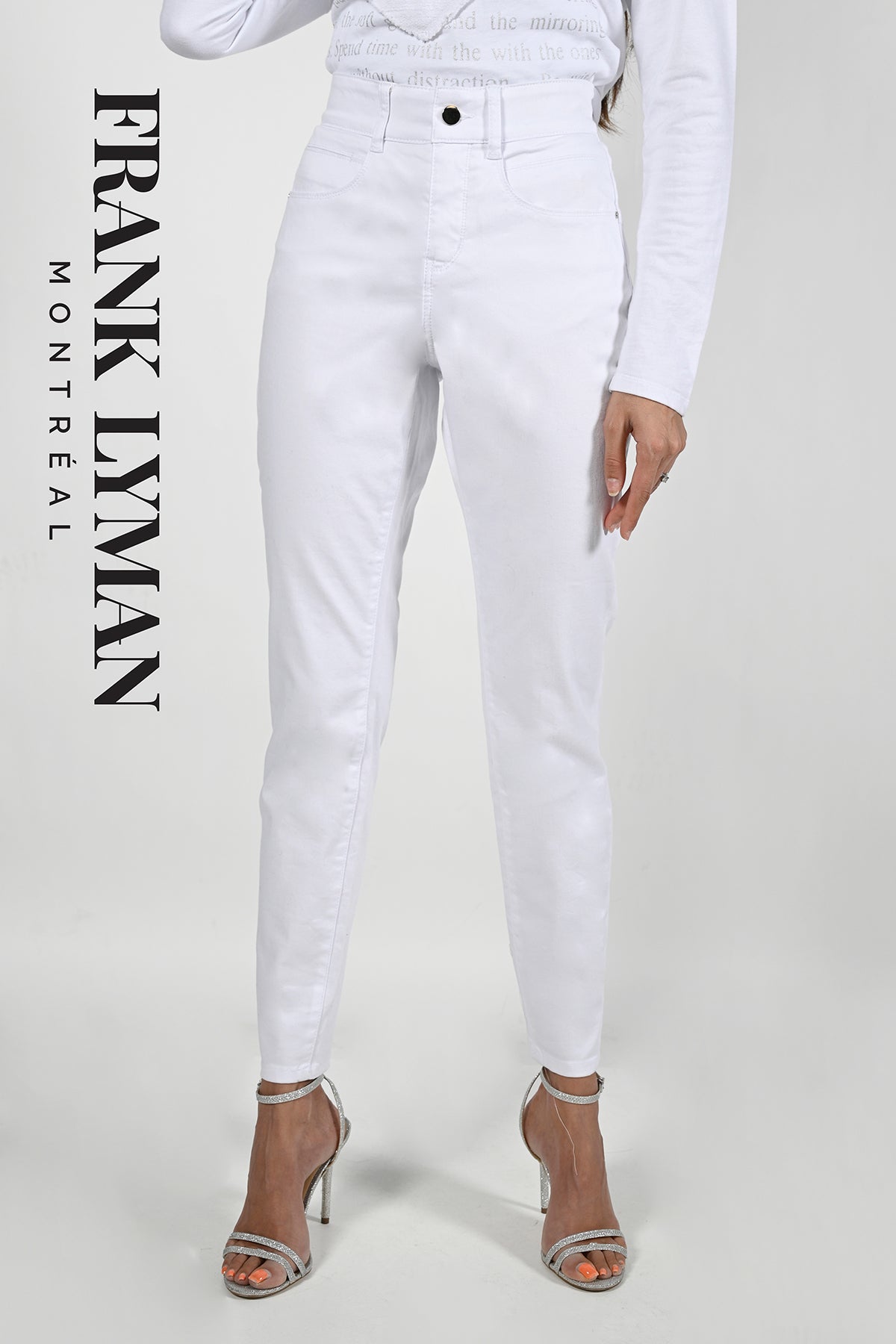 Frank Lyman Montreal White Jeans-Frank Lyman Montreal Tummy Control Jeans-Buy Frank Lyman Montreal White Jeans Online