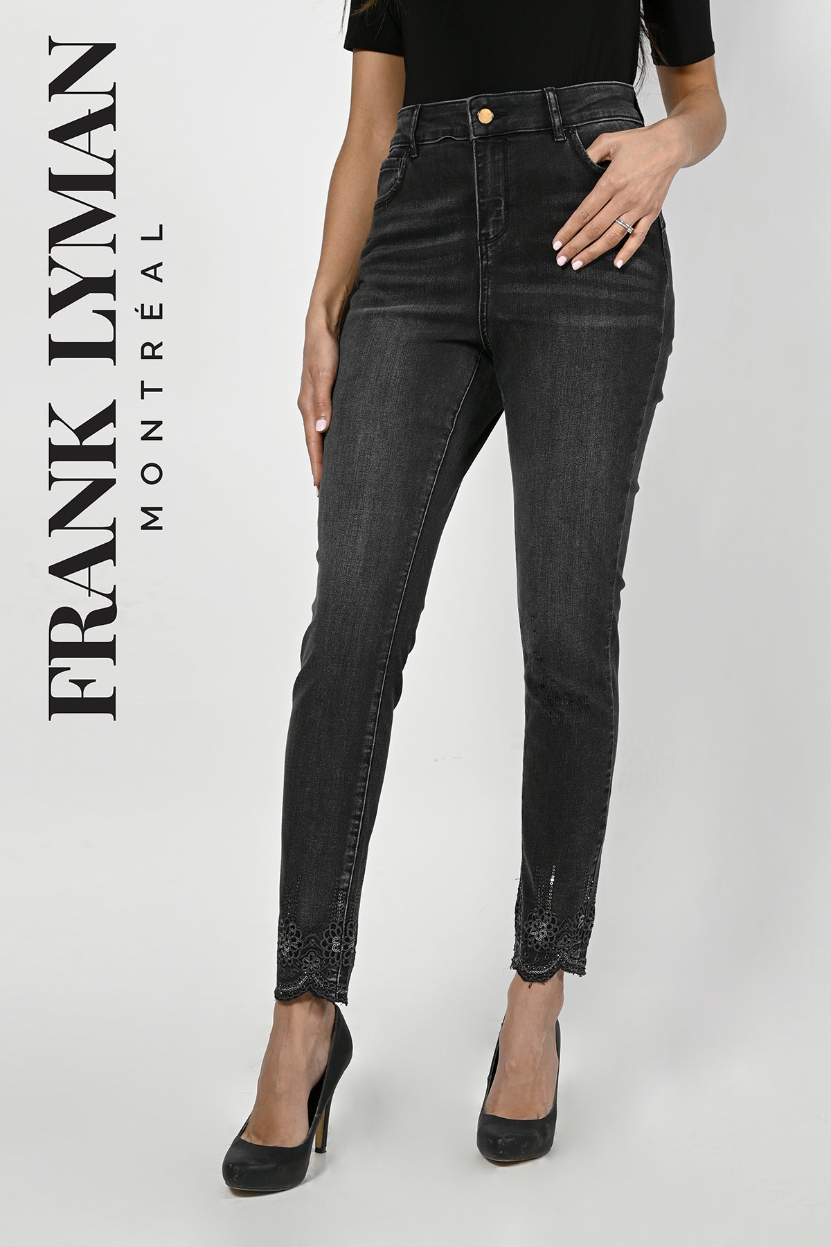 Frank Lyman Montreal Jeans-Buy Frank Lyman Montreal Jeans Online-Frank Lyman Montreal Online Jean Shop-Black Jeans