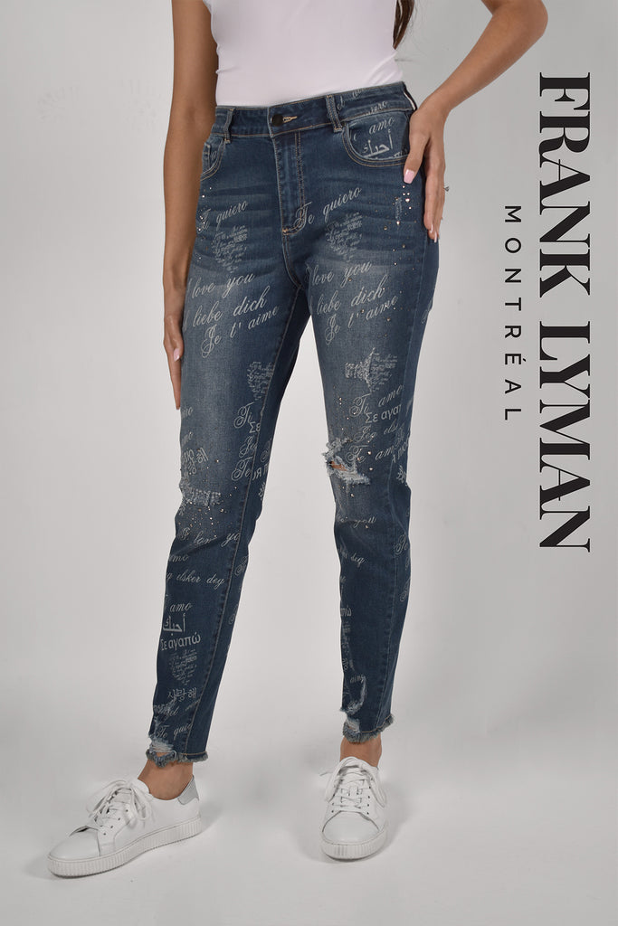 Frank Lyman Montreal Jeans-Buy Frank Lyman Montreal Jeans Online-Frank Lyman Montreal Spring 2022 Collection-Frank Lyman Montreal Online Shopping