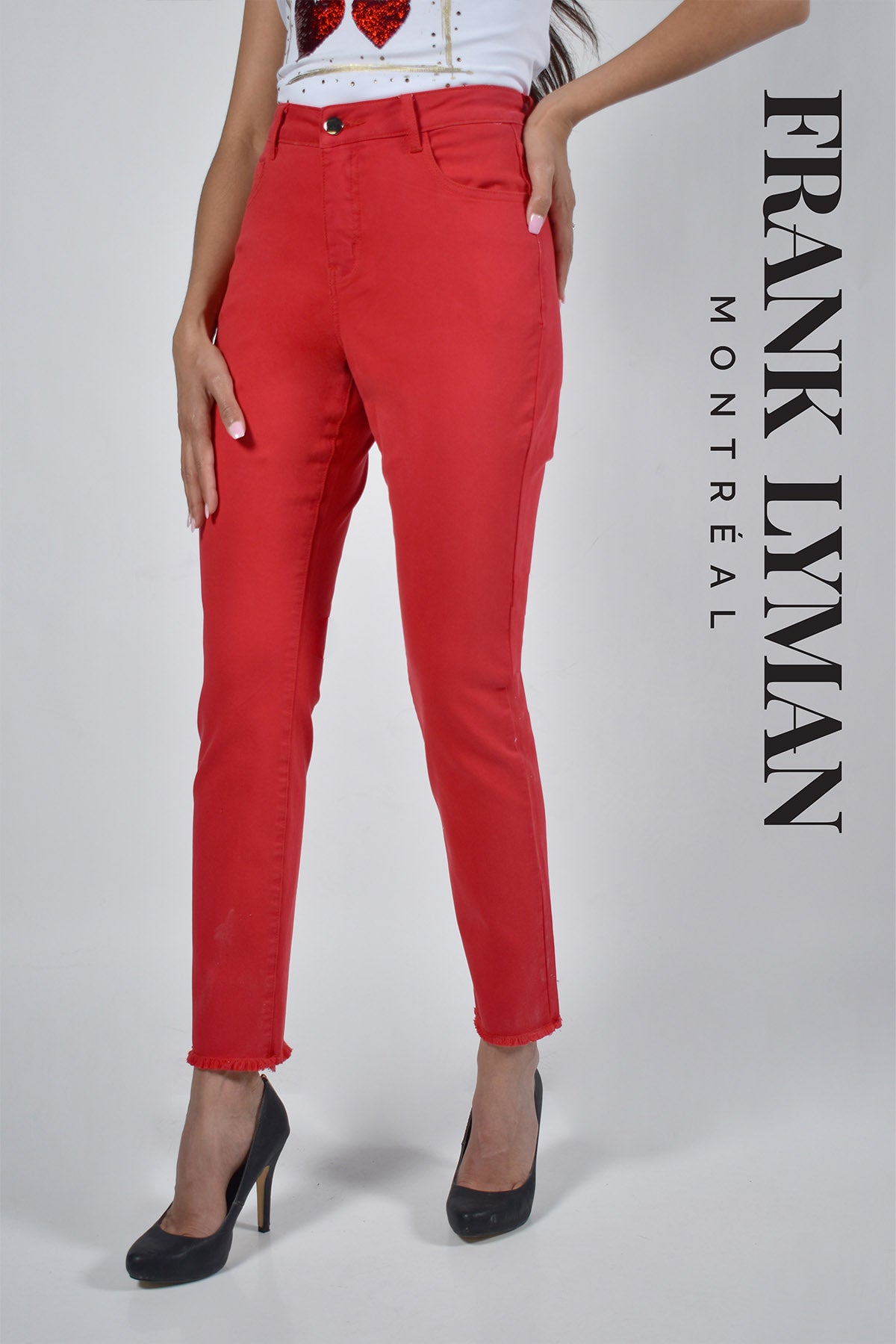 Frank Lyman Montreal Jeans-Buy Frank Lyman Montreal Jeans Online-Frank Lyman Montreal Online Shop-Frank Lyman Montreal Red Jeans