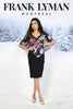 Frank Lyman Montreal Dresses-Buy Frank Lyman Montreal Dresses Online-Frank Lyman Montreal Black-Burgundy Dress-Frank Lyman Montreal Online Dress Shop