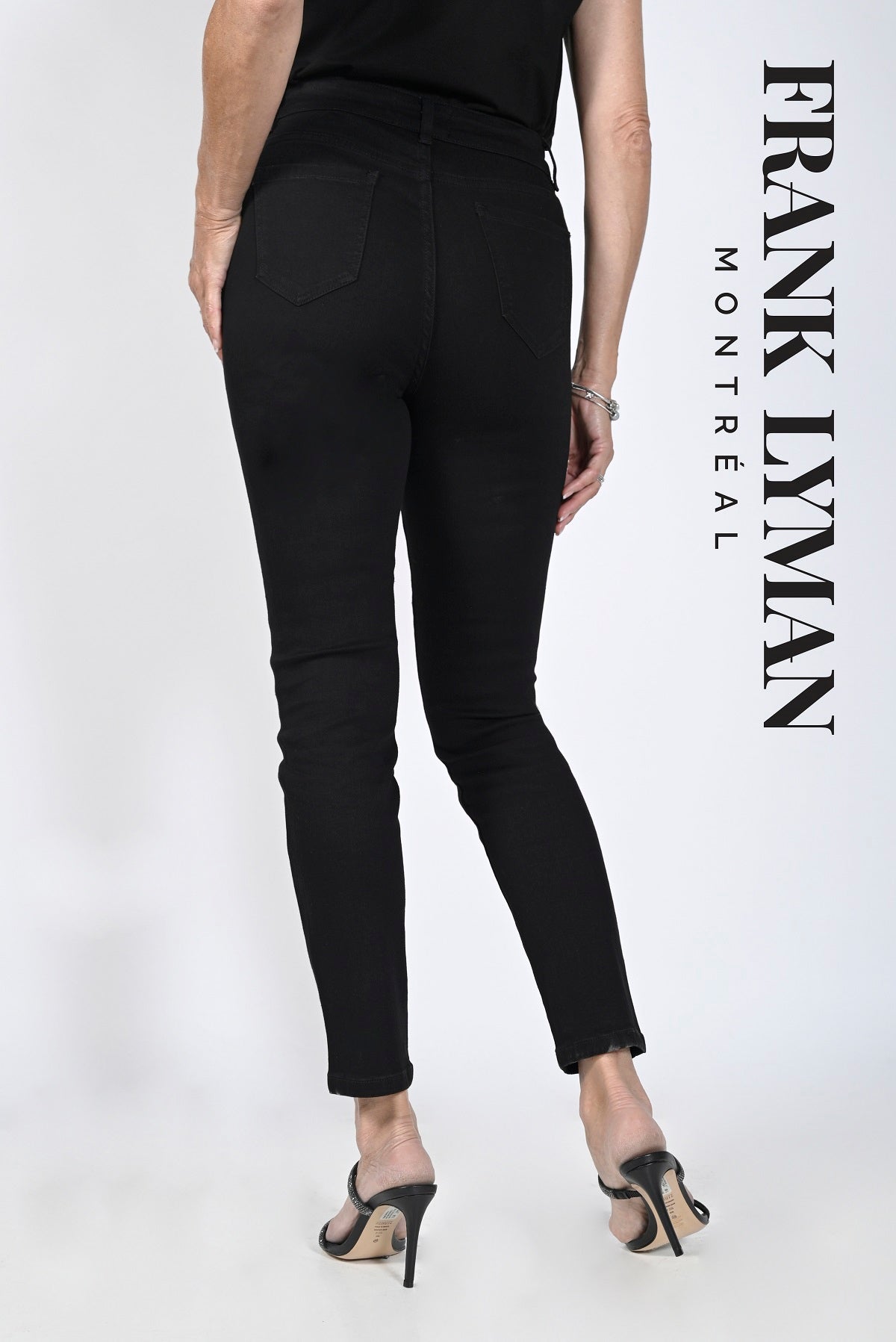 Frank Lyman Montreal Black Jeans-Buy Frank Lyman Montreal Jeans Online-Women's Jeans Online Canada-Frank Lyman Montreal Online Shop