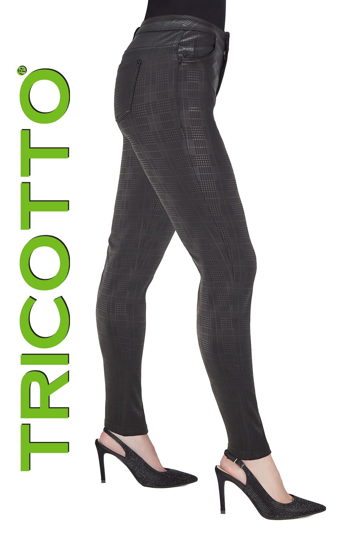 Tricotto Pants-Tricotto Black Pants-Tricotto Jeans-Women's Pants