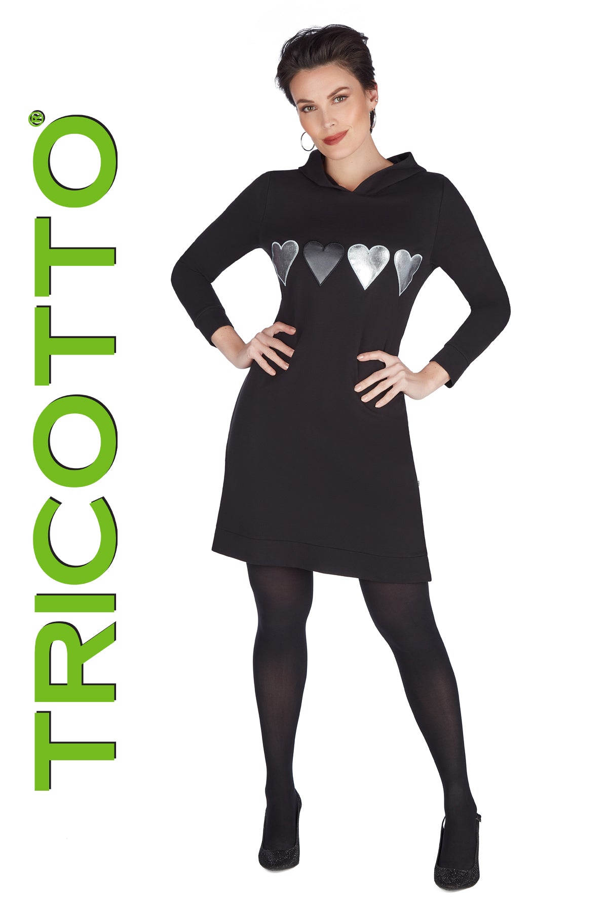 Black Dresses-Buy Tricotto Dresses Online-Tricotto Clothing Montreal-Online Dress Shop-Tricotto Online Shop