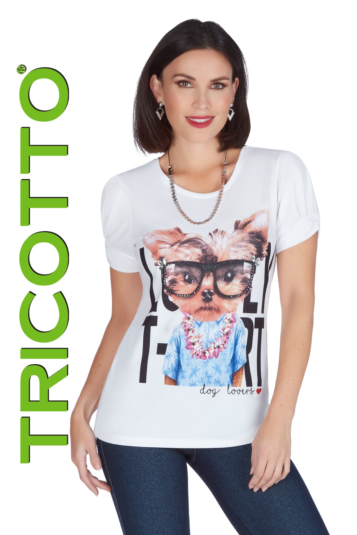 Tricotto T-shirts-Tricotto Dog Lovers T-shirt-Buy Tricotto T-shirts Online-Tricotto Online T-shirt Shop