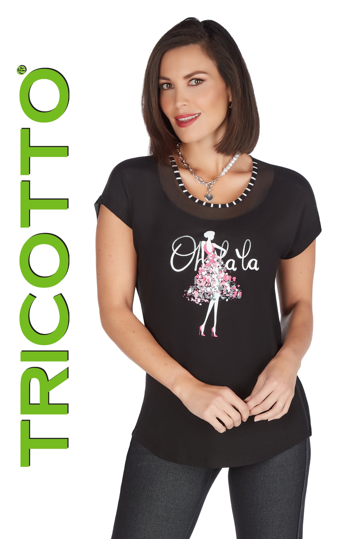 Tricotto T-shirts-Buy Tricotto T-shirts Online-Tricotto Clothing Montreal-Tricotto Clothing Quebec-Tricotto Jeans-Jane & John Clothing