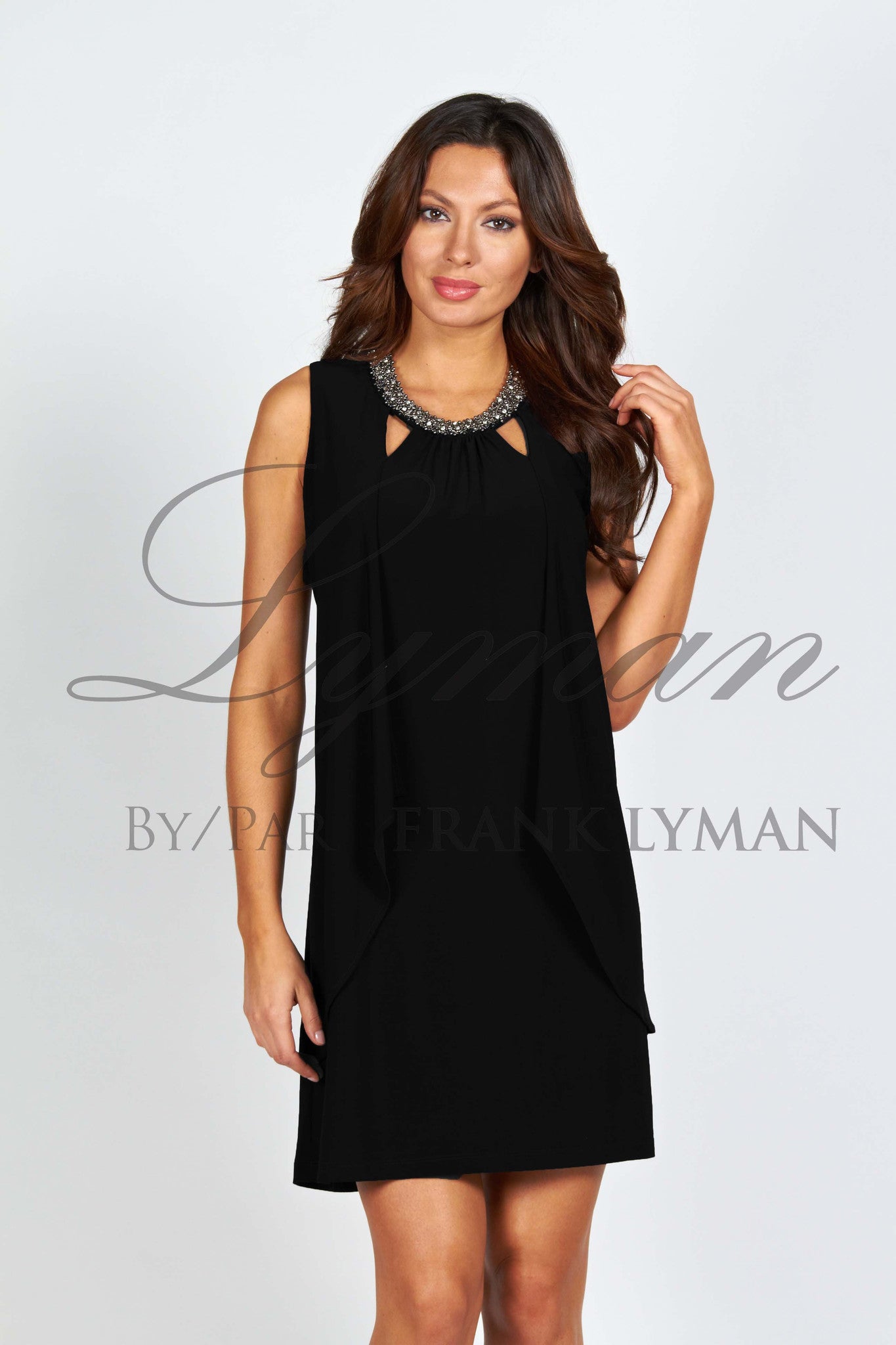 59015 (Black Cocktail Dress)  Also available in navy
