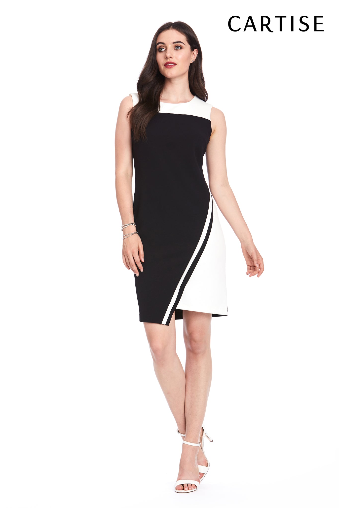 cartise cocktail dress Cartise Dresses | Nwts Cartise Form-Fitting Sexy Dress, Sz2, Gold/Grey With Deep V-Neck | Color: Gold/Gray | Size: 2