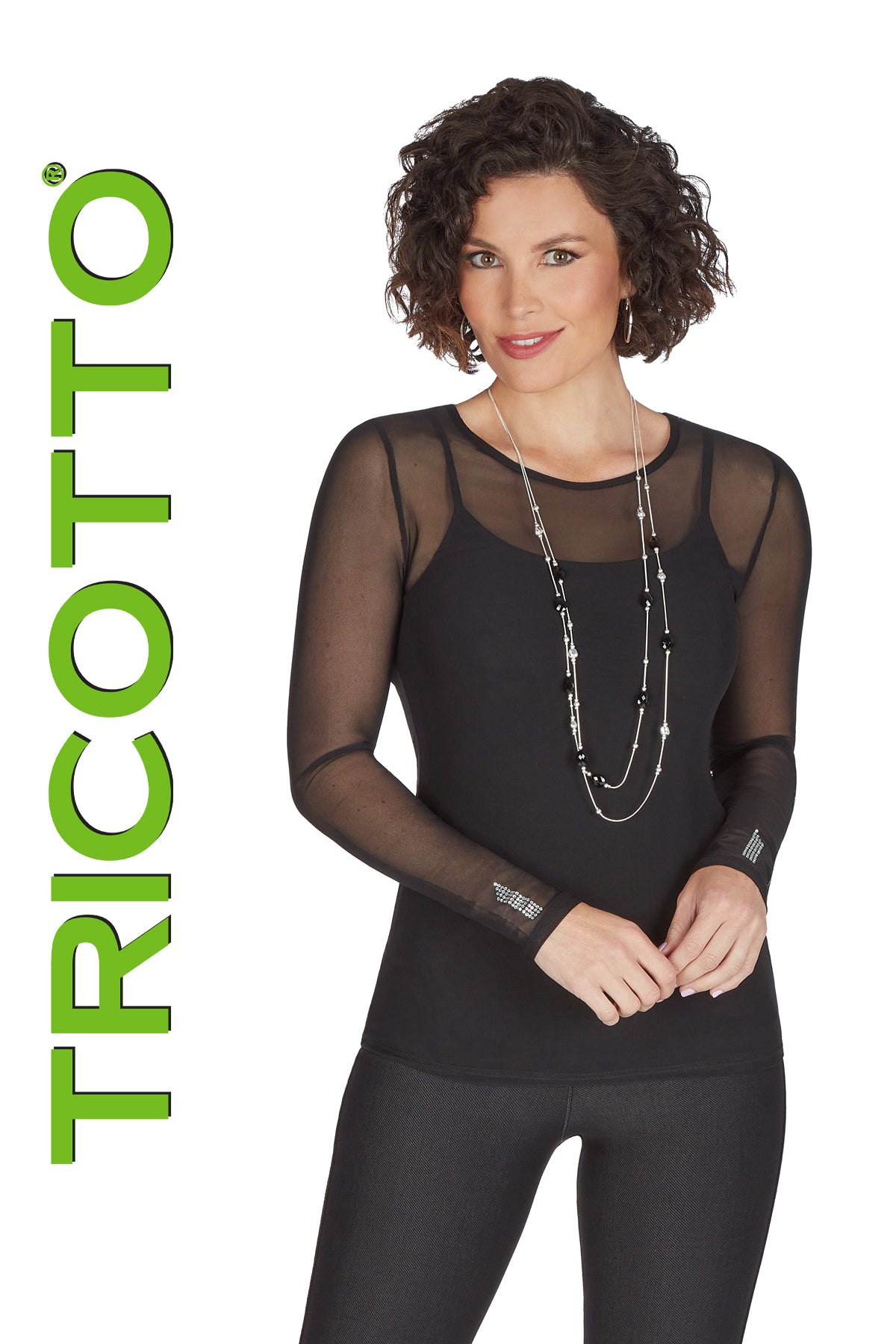 Tricotto Black Cover-up-Tricotto Fashion Montreal-Tricotto Fashion Quebec-Tricotto Online Shop