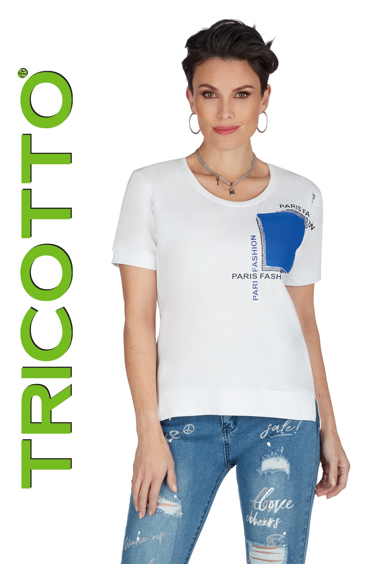 Tricotto T-shirts Online-Buy Tricotto T-shirts Online-Tricotto Clothing Montreal-Women's T-shirts Online Canada