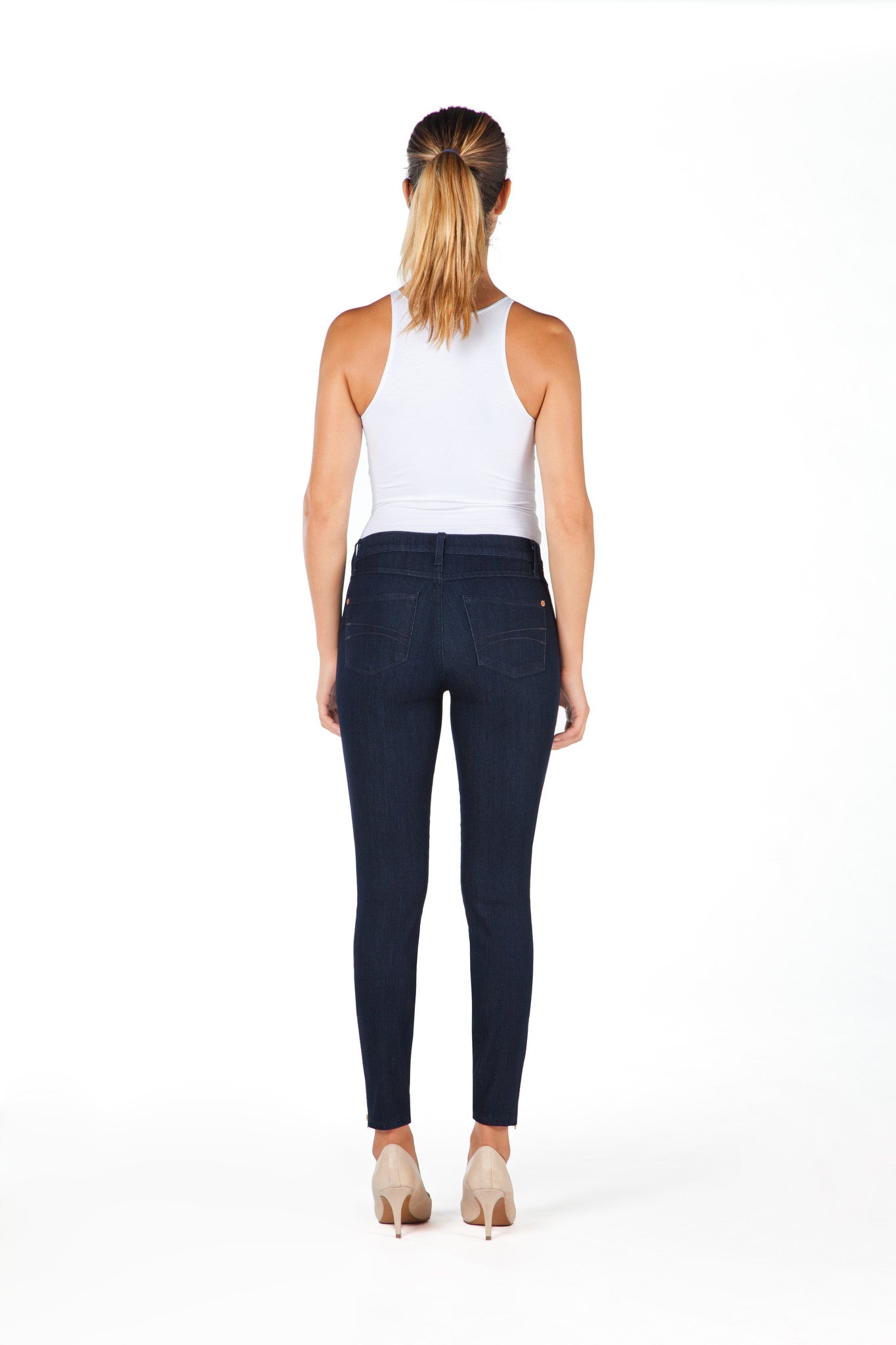1157NV (Ankle Jeans W/Zipper)